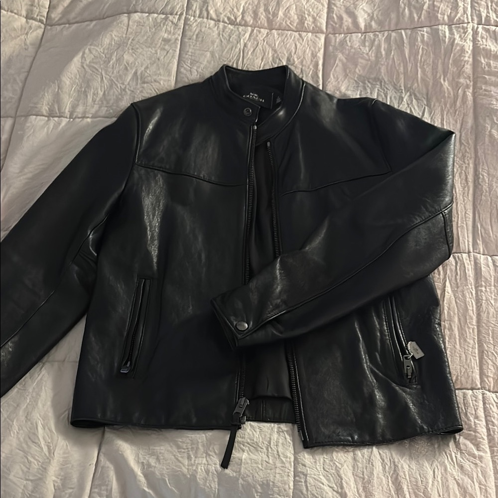 Men's Black Leather Jacket